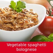 Vegetable spaghetti bolognese